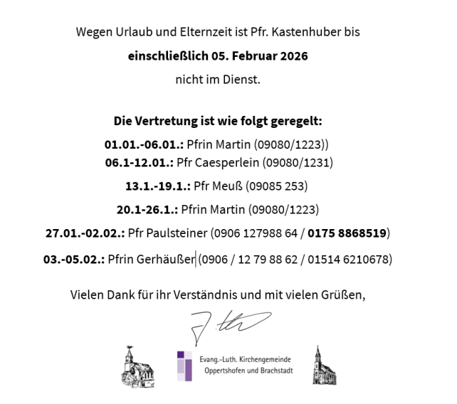 Elternzeitvertretung